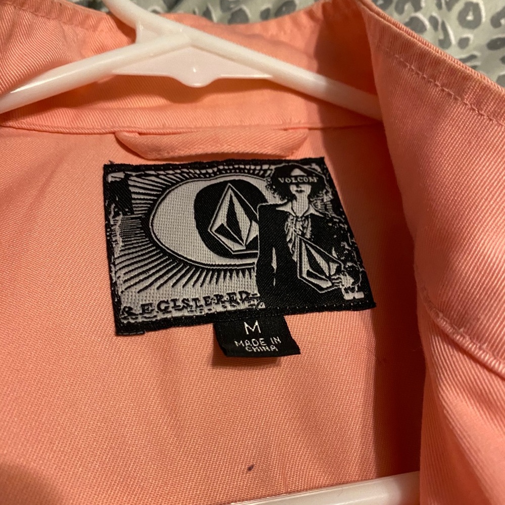 Pink volcom jacket